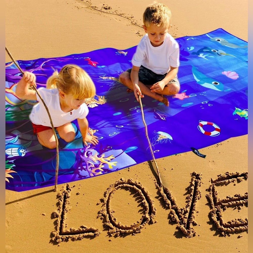 Elite Trend kids Beach Towel - Sea Animal (63x31 inches)